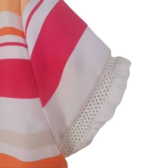 JONES New York Colorful StripedShift Dress Worn Once sz 14 EUC - Picture 3 of 13